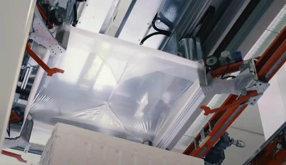 Sistema Stretch Hood para el enfundado automático de palets